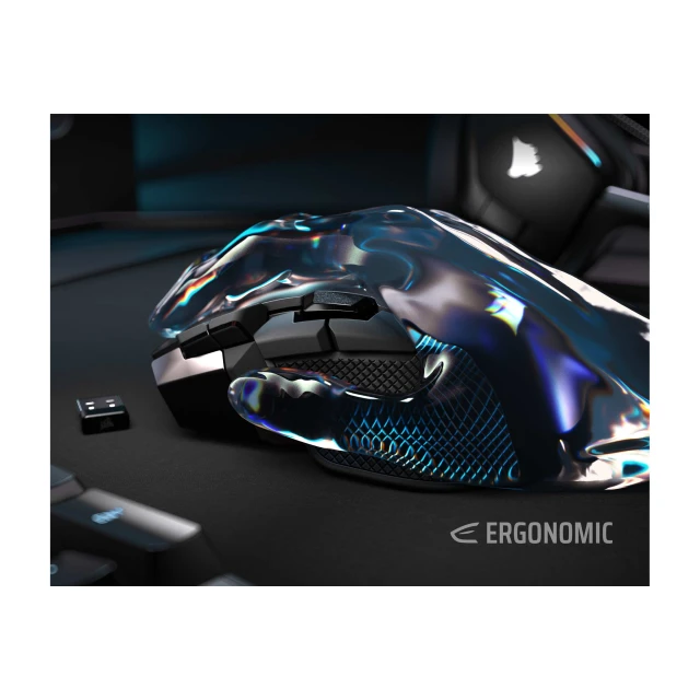 Миша Corsair IRONCLAW SE бездротова / дротова ігрова 2.4 GHz Bluetooth USB-C Black (840440499916)