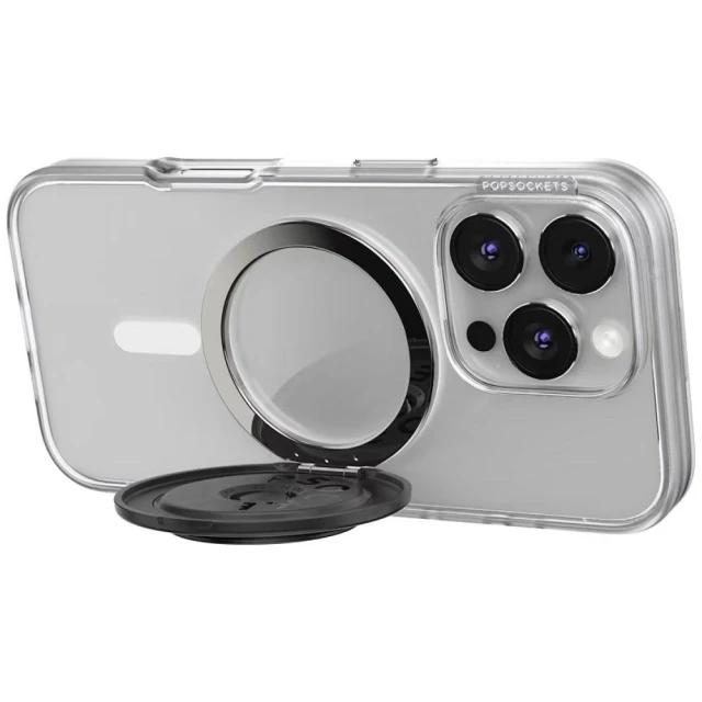Тримач PopSockets Aluminum Radial Black (807693)