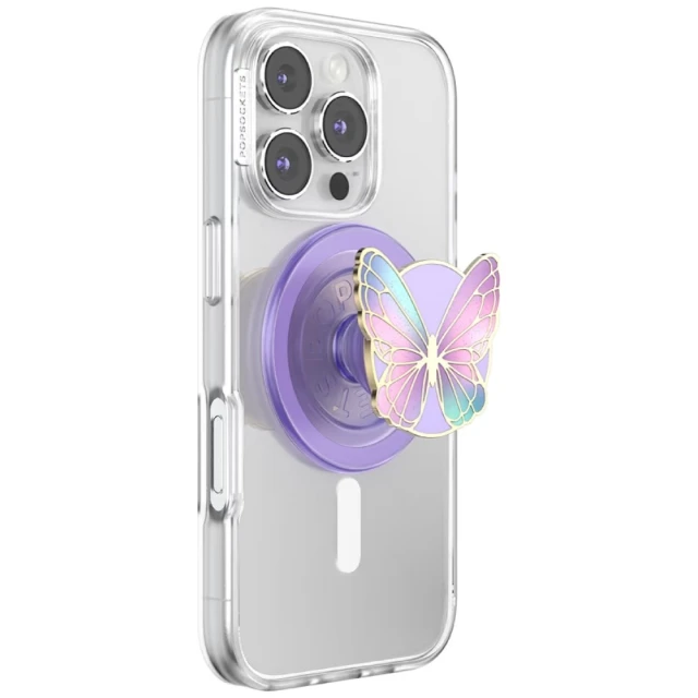 Тримач PopSockets Enamel Butterfly Prism Lavender (809330)