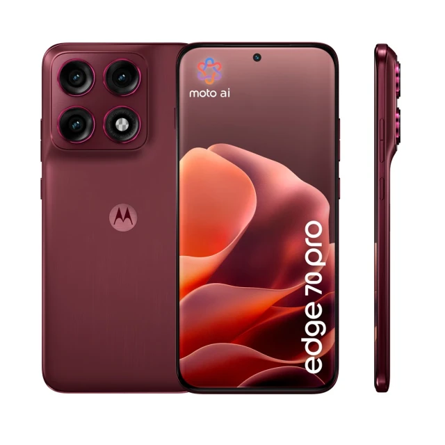 Смартфон Motorola Edge 70 Pro 5G 8/256GB Red (840493630557)