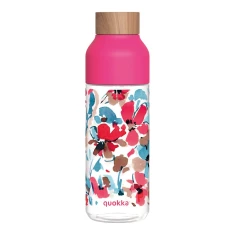 Пляшка для води Quokka Ice 720 ml Red Flowers (6993)
