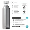 Термобутилка Quokka Solid нержавіючої сталі 510 мл White (11992)