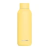 Термопляшка Quokka Solid 510 ml нержавіюча сталь Light Yellow (11997)