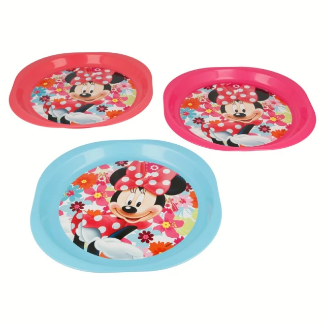 Набір дитячих тарілок Minnie Mouse 3 шт (14579)