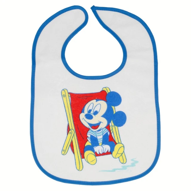 Слинявчик Mickey Mouse на липучці 2шт (39831)