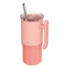 Термокружка Quokka Umi 720 мл со соломкой Pink (40093)