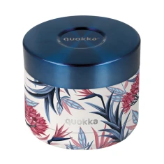 Ланчбокс термічний Quokka Whim Food Jar 360 ml Blue Garden (40102)
