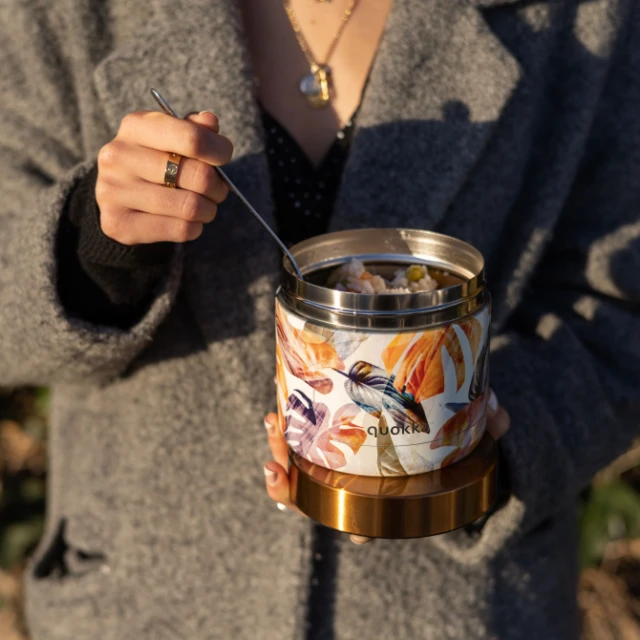 Ланчбокс термічний Quokka Whim Food Jar 600мл Autumn (40110)