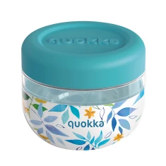 Контейнер для їжі Quokka Bubble Food Jar 500 ml Watercolor Leaves (40126)