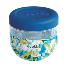 Контейнер для їжі Quokka Bubble Food Jar 770 мл Blue Peonies (40134)