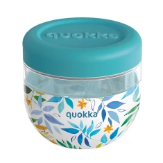 Контейнер для їжі Quokka Bubble Food Jar 770 мл Watercolor Leaves (40136)