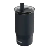 Термокружка Quokka Mist 720 ml зі соломинкою Black (40138)