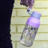 Бутилка Quokka Ice Kids with strap 430 мл Feathers (40153)