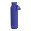 Термопляшка Quokka Solid With Strap 630 ml нержавіюча сталь з ремінцем Dusk Blue (40176)