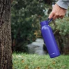 Термопляшка Quokka Solid With Strap 630 ml нержавіюча сталь з ремінцем Dusk Blue (40176)