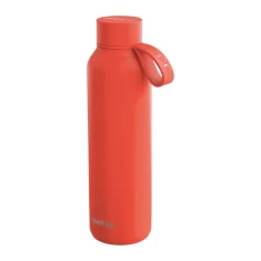 Термобутылка Quokka Solid With Strap 630 ml с ремешком Orange (40177)