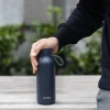 Термобутылка Quokka Solid With Strap нержавеющая сталь 510 мл со стропой Slate (40184)