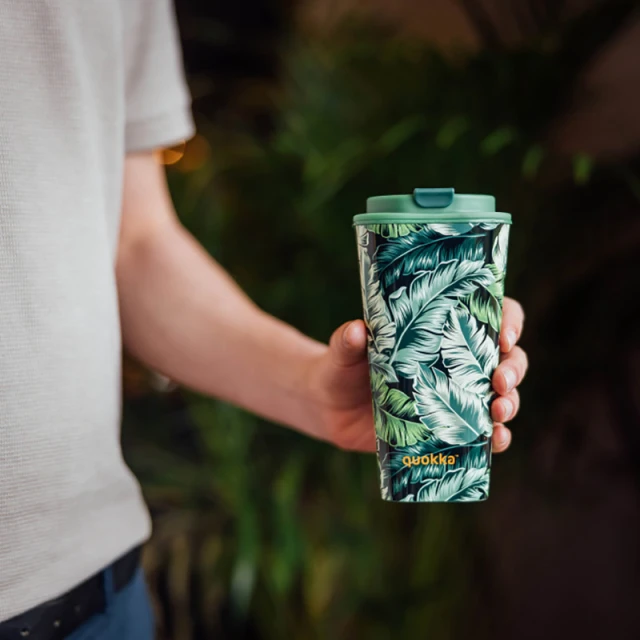 Кухлик Quokka Vaso Cafe з подвійними стінками 450 мл Jungle (40225)