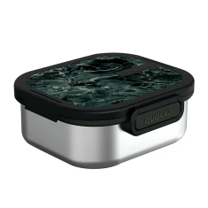 Контейнер харчовий Quokka Kai зі нержавіючої сталі 450 мл Black Marble (40244)