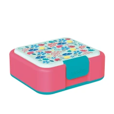 Контейнер для їжі Quokka Twist Kids з подвійними стінками 350ml Flowers (40258)