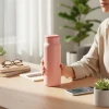 Бутилка Quokka Echo нержавіюча сталь 690 ml силіконовий хват Pink (40395)