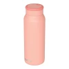 Бутилка Quokka Echo нержавіюча сталь 690 ml силіконовий хват Pink (40395)