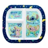 Тарілка дитяча Disney Stitch з відділеннями, мікрохвильова 19,5x22 см (60562)