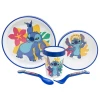Набір посуду Stitch Palms для мікрохвильовки 5 шт антиковзний (75085)