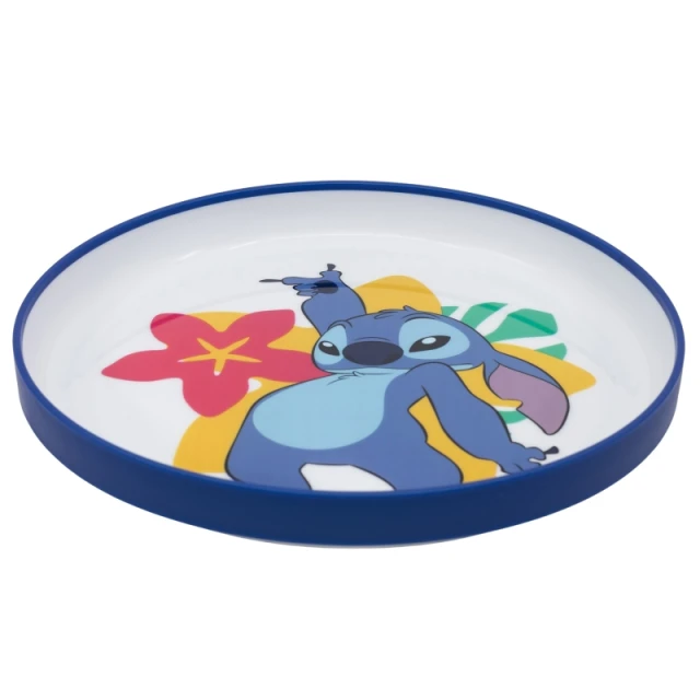 Тарілка Stitch Disney антиковзна для мікрохвильовки (75092)