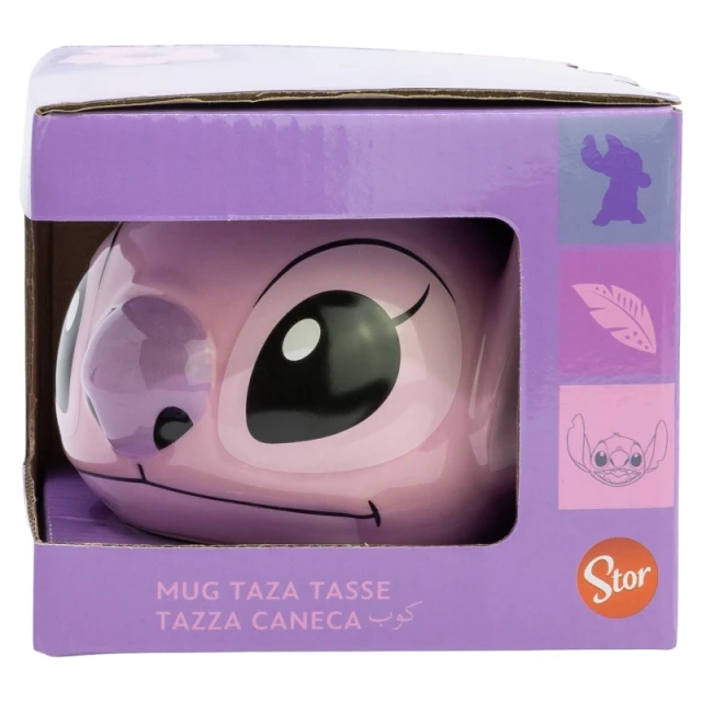 Кружка керамічна Stitch Angel 3D 375 мл (78992)
