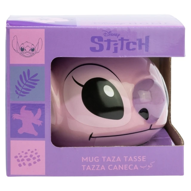 Кружка керамічна Stitch Angel 3D 375 мл (78992)