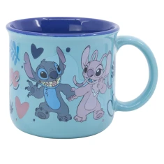 Кружка керамічна Disney Stitch & Angel 355 мл у подарунковій упаковці (88028)