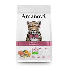 Сухий корм для котів Amanova Adult Cat Salmon Deluxe з лососем 1,5 кг (8413037331191)