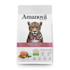 Сухий корм для котів Amanova Sterilised Cat Salmon Deluxe з лососем 1,5 кг (8413037331276)