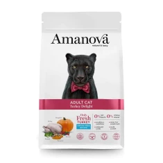 Сухий корм для котів Amanova Adult Cat Turkey Delight з індичкою 1,5 кг (8413037331351)