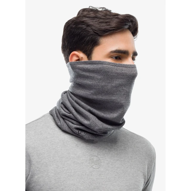 Багатофункціональна бандана Buff Merino Midweight Melange Light Grey (8428927270764)
