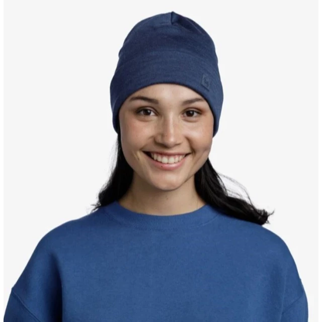 Шапка Buff Merino Heavyweight Night Blue (8428927535450)