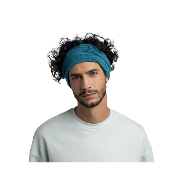 Бандана Buff Merino Lightweight Solid Teal (8428927549952)