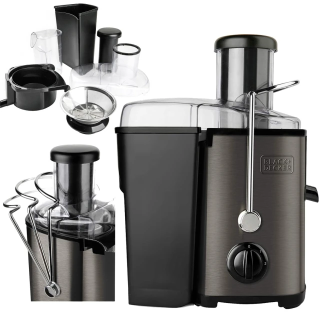 Соковыжималка Black&Decker BXJE600E 600 Вт 0,55 л 2 скорости (ES9240020B)