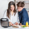 Сендвічниця Black&Decker BXSA753E 750 Вт вертикальне зберігання пластини 215 x 125 мм (ES9680140B)