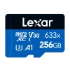Карта пам'яті Lexar High-Performance 633x microSDXC 256GB з адаптером SD (LSDMI256BB633A)
