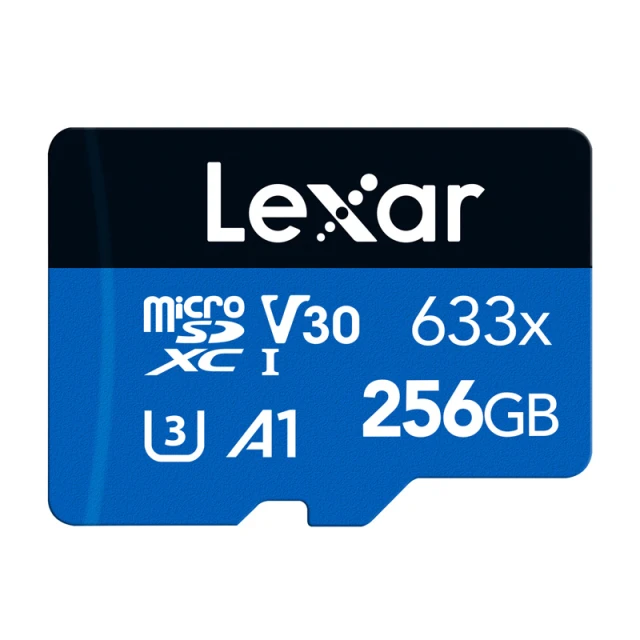 Карта пам'яті Lexar High-Performance 633x microSDXC 256GB з адаптером SD (LSDMI256BB633A)