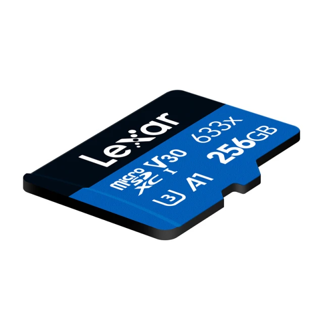 Карта пам'яті Lexar High-Performance 633x microSDXC 256GB з адаптером SD (LSDMI256BB633A)