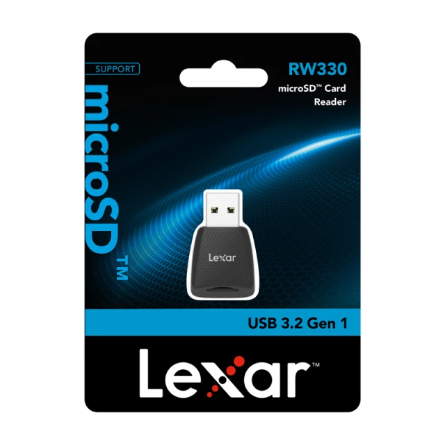 Картрідер Lexar RW330U USB 3.2 microSD (LRW330U-BNBNG)