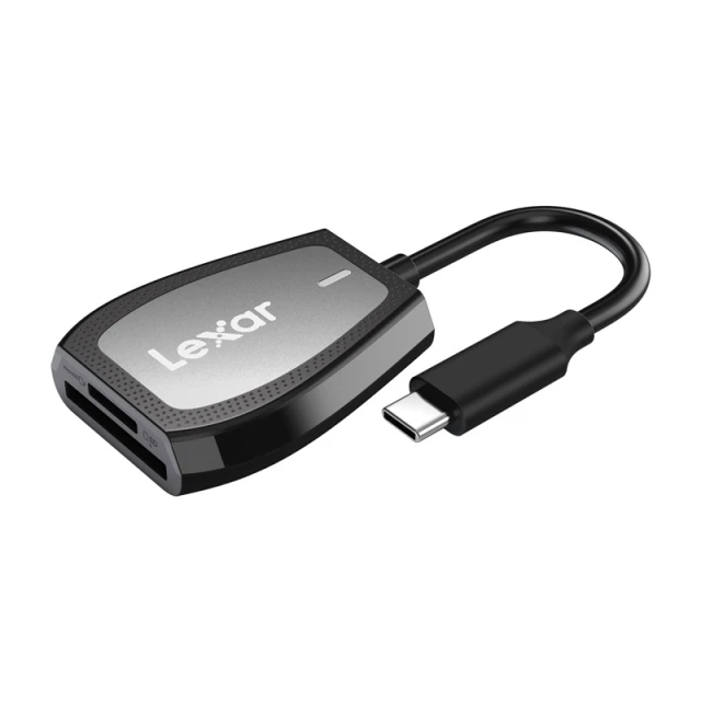 Картридер Lexar Dual-Slot SD/microSD USB-C (LRW470U-RNHNG)