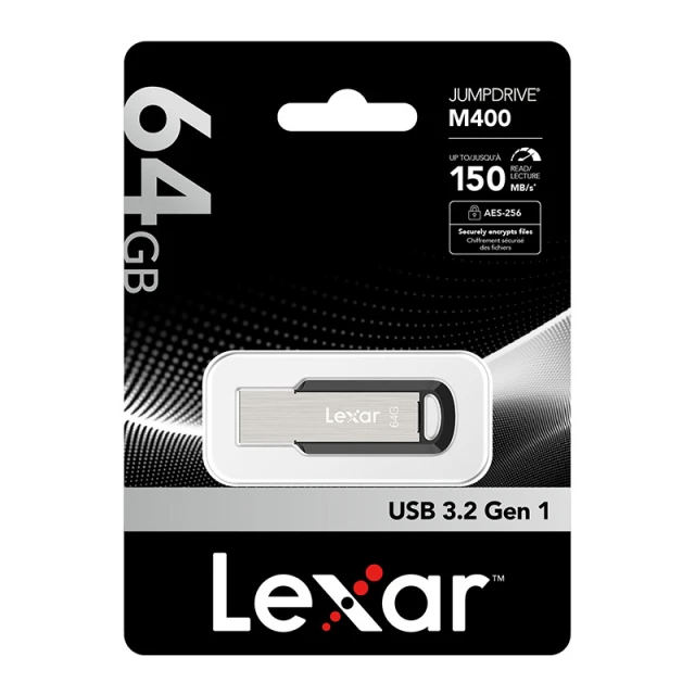 Флеш-накопичувач Lexar JumpDrive M400 USB 3.0 64GB (LJDM400064G-BNBNG)
