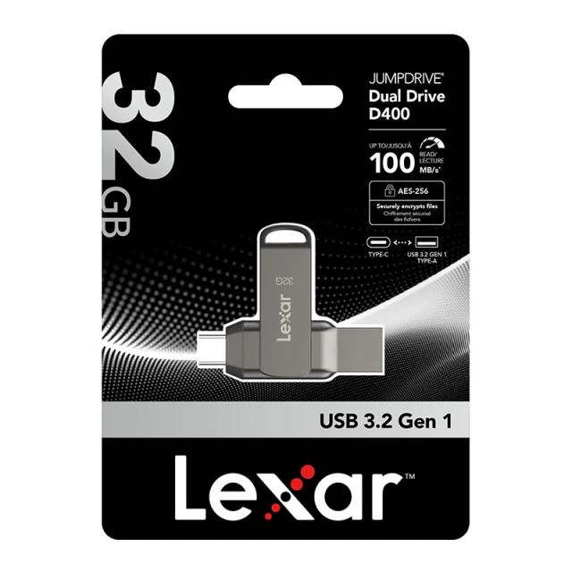 USB флеш-накопичувач Lexar Dual Type-C/Type-A USB 3.1 32GB (LJDD400032G-BNQNG)