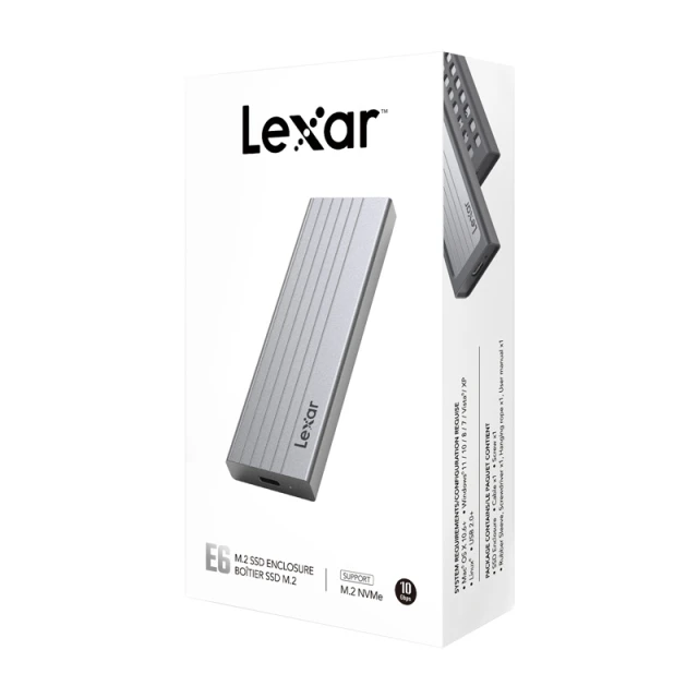 Корпус для SSD/M.2 Lexar LPAE06N 10Gbps (LPAE06N-RNBNG)