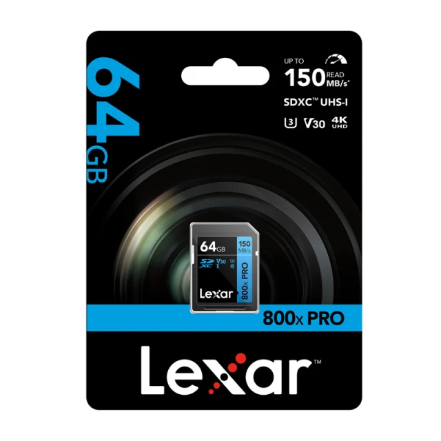 Карта пам'яті Lexar Professional 800x Pro SDXC 64GB (LSD0800P064G-BNNNG)