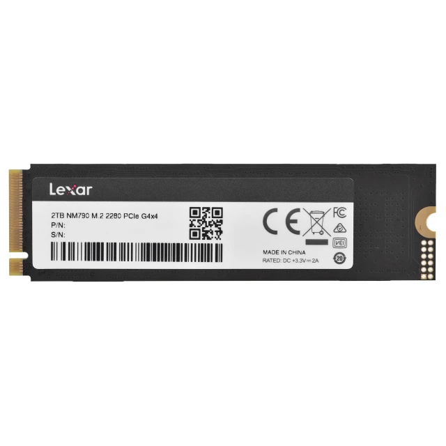 SSD-накопичувач Lexar NM790 2 ТБ M.2 PCIe NVMe (843367130290)
